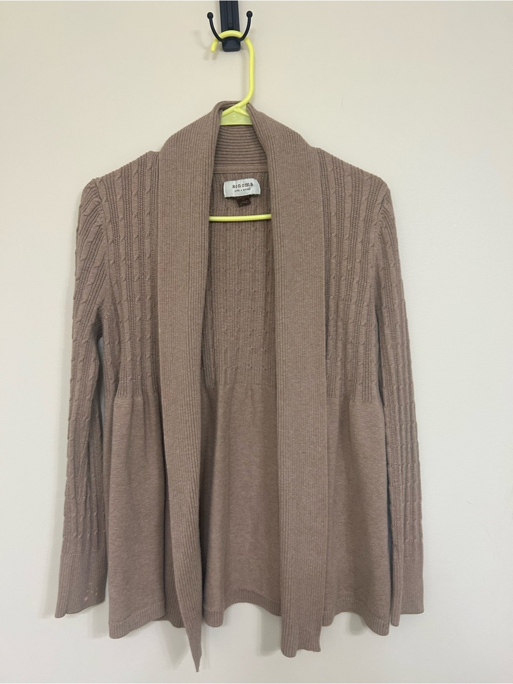 Sonoma- Tan knit Cardigan